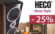 Только до 30 ноября 2016г! ГОРЯЩИЕ ноябрьские цены на линейку Music Style немецкой компании HECO!